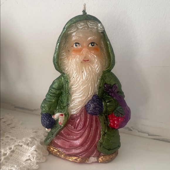 NWOT: Vintage Santa Claus Paraffin Candle - Picture 16 of 16